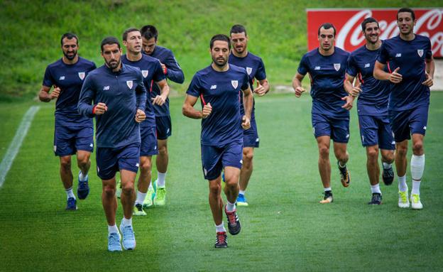 Entrenamiento del Athletic.