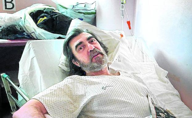 El vigilante herido./D. S. Olabarri