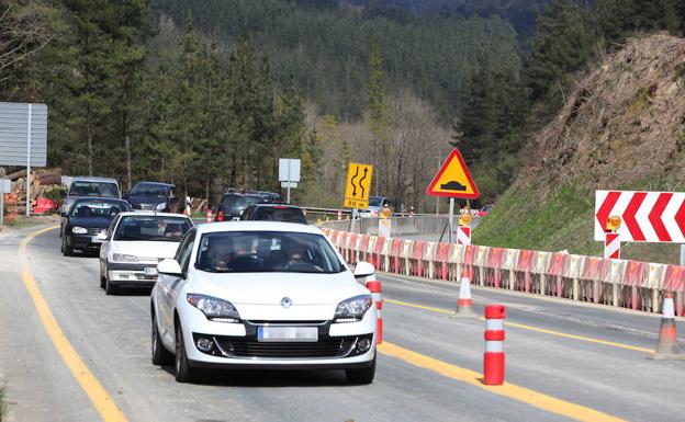 Obras en una carretera.