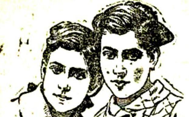 Ilustración de un anuncio de la época.