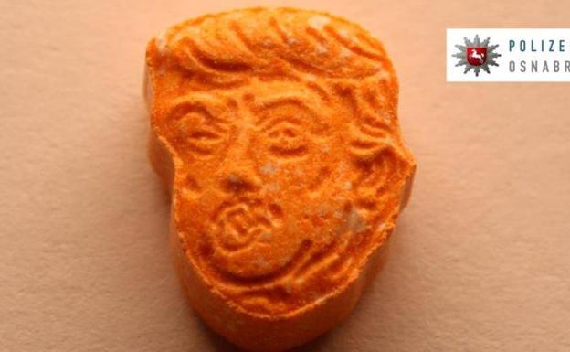 Una de las píldoras confiscadas.