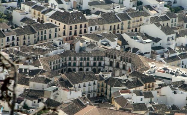 Vista de Archidona, donde residía la muje con las dos niñas.