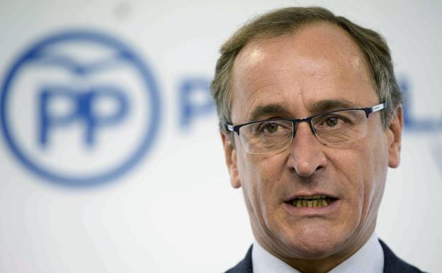 Alfonso Alonso, presidente del PP vasco.