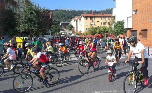 La marcha cicloturista es uno de los actos más concurridos.