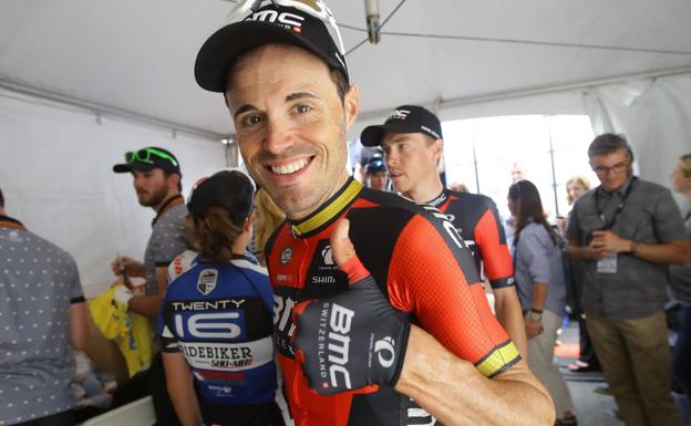 El ciclista murciano Samuel Sánchez. /Afp
