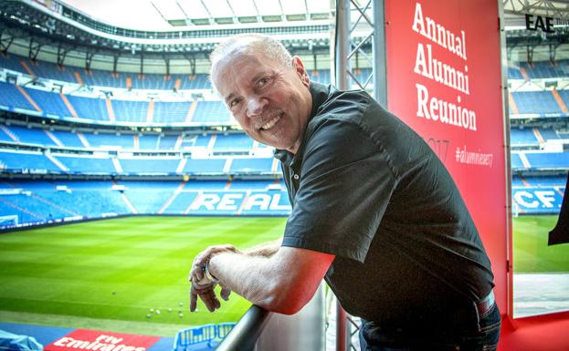 Mitch Lowe durante su visita a Madrid./A. Ferreras