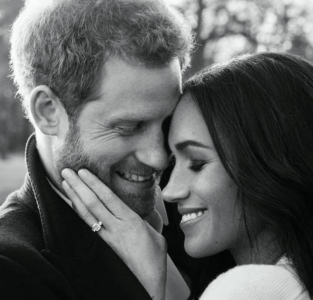 El glamour del primer retrato oficial de Harry y Meghan