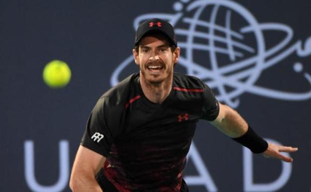 Andy Murray, durante el torneo de exhibición de Abu Dabi. /EFE
