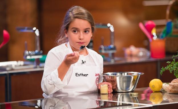 Esther, ganadora de 'MasterChef Junior 5'./TVE