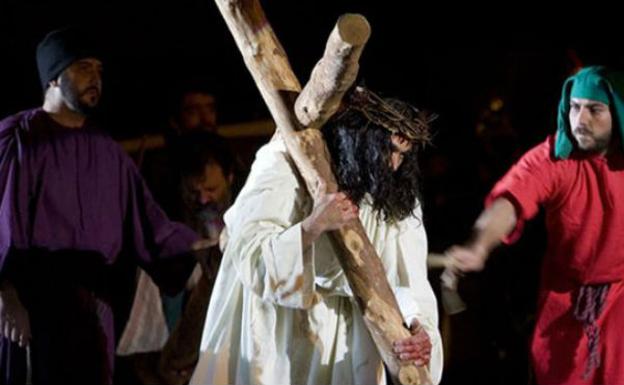 Pasión de Cristo en Chinchón. /