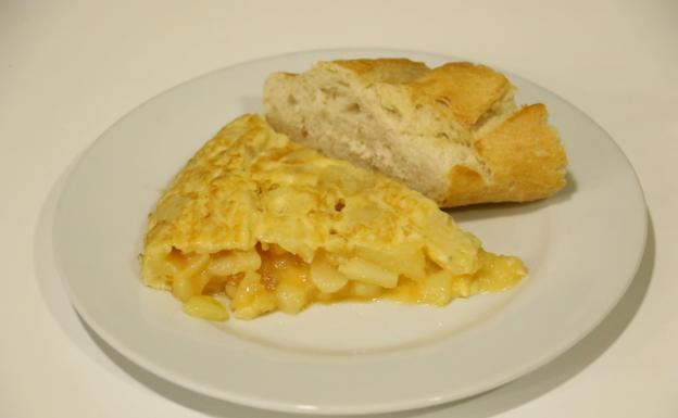 Una tortilla de patata./Jesús Andrade