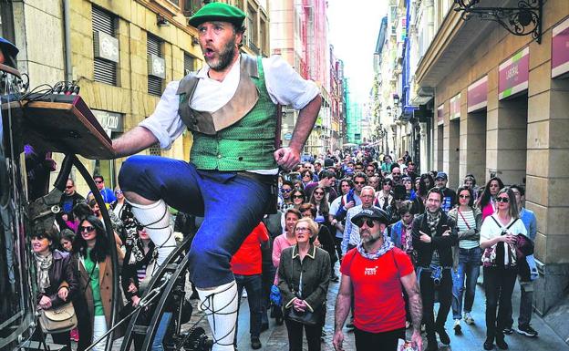 Las actividades de calle volverán a ser protagonistas de la sexta edición del Basque Fest. /Ignacio Pérez