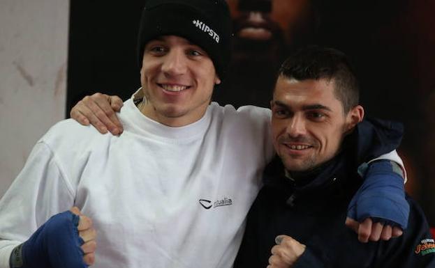 Kerman Lejarraga eta Andoni Gago./Luis Ángel Gómez