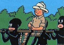 Una viñeta de 'Tintín en el Congo'. / Archivo/