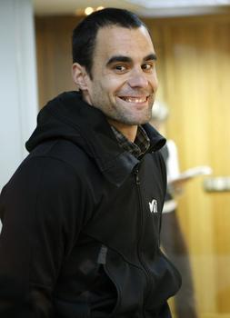 El etarra Urtzi Murueta, durante su juicio en la Audiencia Nacional. / Archivo/