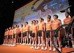 El equipo que bajó desde Arantzazu