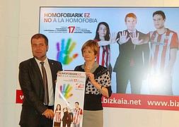 Xabier Legarreta y Pilar Ardanza han presentado la campaña. Vídeo en euskera / Diputación de Bizkaia/
