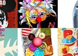 Finalistas del concurso de carteles de los Carnavales de Bilbao 2013
