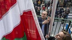 Ortuzar, en el balcón del batzoki de Lekeitio./ Efe/