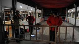Peritos reproducen el accidente en el que falleció Mikel Uriarte./ Telepress/