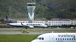 Ryanair dejó de funcionar el pasado abril en Loiu./ Borja. Agudo/
