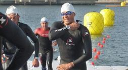 Luis Enrique, en un Ironman./