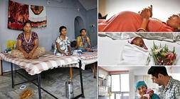 Algunas imágenes del día a día en la clínica que la doctora Nayana Patel tiene en Gujerat./ Reuters/