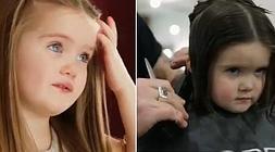 Emily pide a su tío que le corte su melena y la de su muñeca./ Youtube/