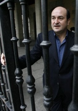 Andoni Ortuzar, líder del PNV en Vizcaya. / FERNANDO GÓMEZ/