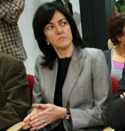 Idoia Mendia, en la sede del PSE en una imagen de enero. / M. ATRIO/