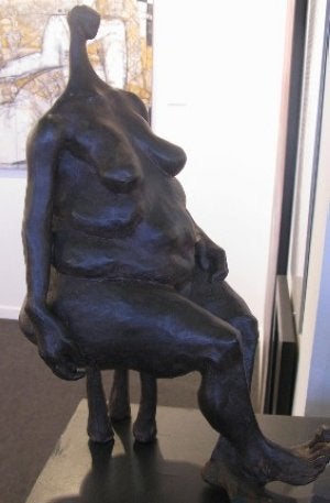 Las obras de San Miguel evocan a otras de Botero o Giacometti./