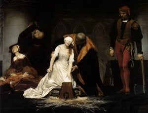 Paul Delaroche pintó su personal versión de la ejecución de Lady Jean. ::
NATIONAL GALLERY/