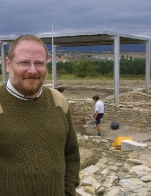 Eliseo Gil, cuando estaba al frente de Iruña Veleia. ::
BLANCA CASTILLO/