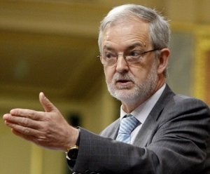 José Ramón Beloki se declara preocupado por el frenazo de las obras. ::
EFE/