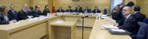 Sentar jurisprudencia. Los abogados del Estado y los de Google se vieron las caras ayer en la sala de lo Contencioso-Administrativo de la Audiencia Nacional. :: EFE/
