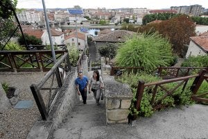 Después de subir hasta la última terraza se puede disfrutar con la visión de la ciudad desde un lugar privilegiado. ::
AVELINO GÓMEZ/
