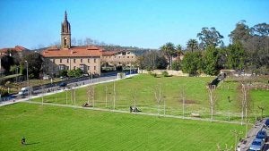 Solar donde estaba previsto levantar 80 viviendas tasadas para jóvenes. ::
VECINOSDELANTZARTE/