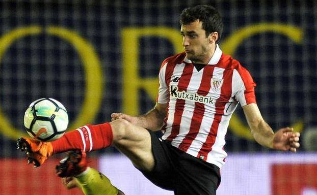 Lekue, en un partido con el Athletic.