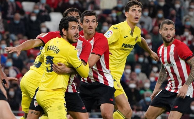 El Athletic se impuso el año pasado al Villarreal por 2-1 en San Mamés. /manu cecilio
