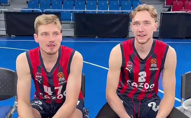 Los jugadores del Baskonia se mojan y se ven campeones de la ACB