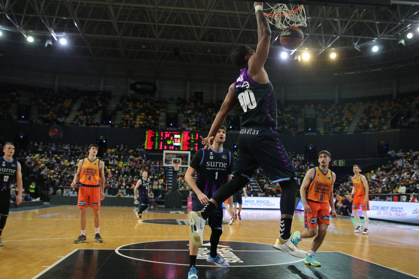 El uno a uno del Bilbao Basket-Valencia: Inglis, el mejor
