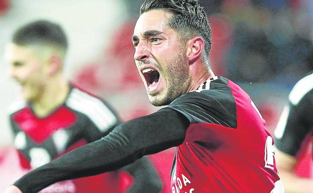 Roberto López acababa de lograr un gol ante el Albacete, faceta en la que se prodigó en la recta final de 2022./avelino gómez