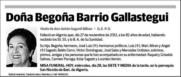 BARRIO GALLASTEGUI,BEGOÑA