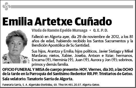 ARTETXE CUÑADO,EMILIA