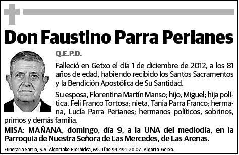 PARRA PERIANES,FAUSTINO