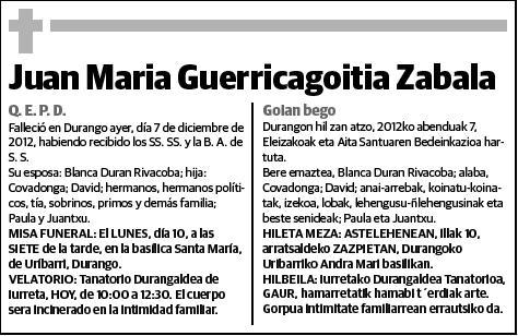 GUERRICAGOITIA ZABALA,JUAN MARIA