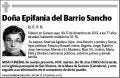 DEL BARRIO SANCHO,EPIFANIA