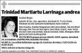 MARTIARTU LARRINAGA,TRINIDAD
