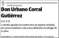 CORRAL GUTIERREZ,URBANO