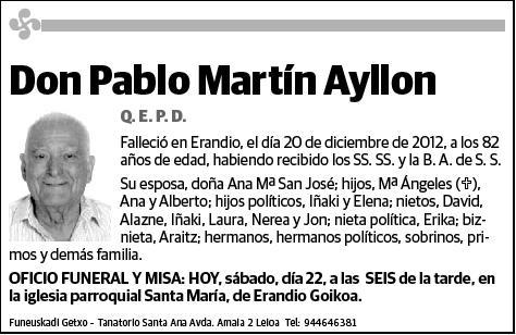 MARTIN AYLLON,PABLO